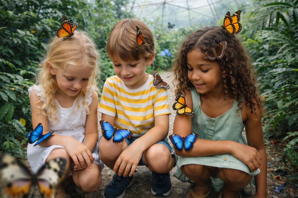 Atrakcje dla dzieci w Debkach Motylarnia to zywa lekcja przyrody 2