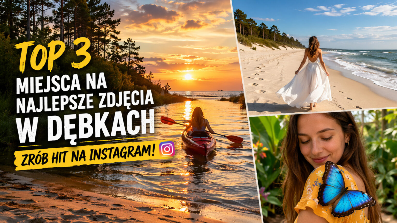 TOP 3 miejsca na najlepsze zdjęcia w Dębkach. Zrób hit na Instagram!