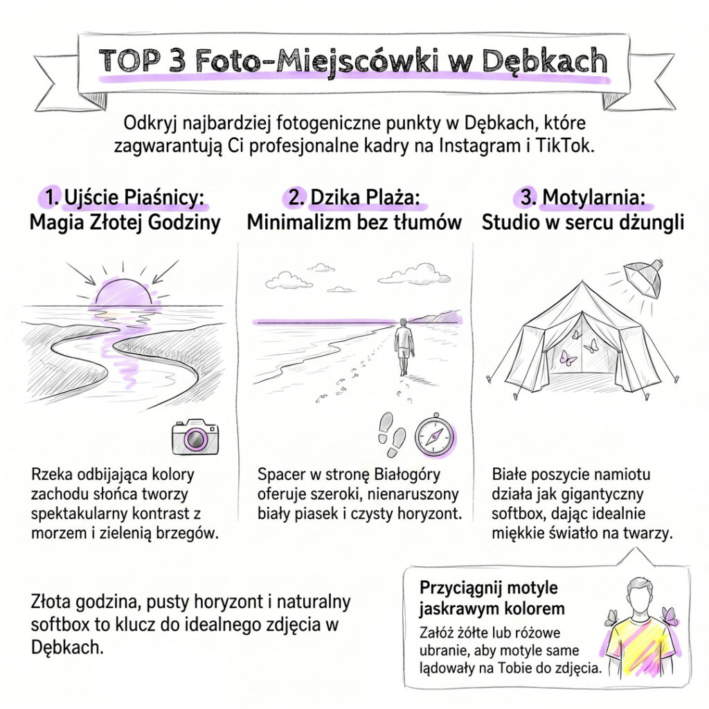 TOP 3 miejsca na najlepsze zdjecia w Debkach. Zrob hit na Instagram